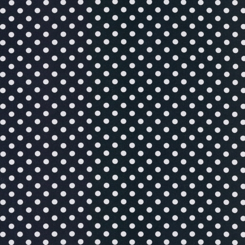 Jersey Swafing - Punkte - 1 cm - Dunkelblau - Reststück ca. 200 cm
